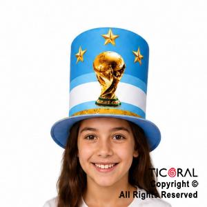 SOMBRERO GALERA ARGENTINA MUNDIAL DISE�OS SURTIDOS x 5